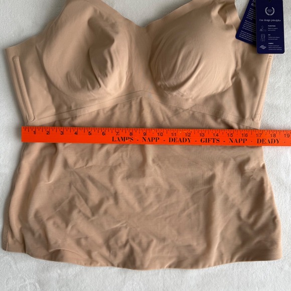 Honeylove Bra Camisole Shapewear Nude‎ 2X Built-In Support Tank NWT - Picture 10 of 13